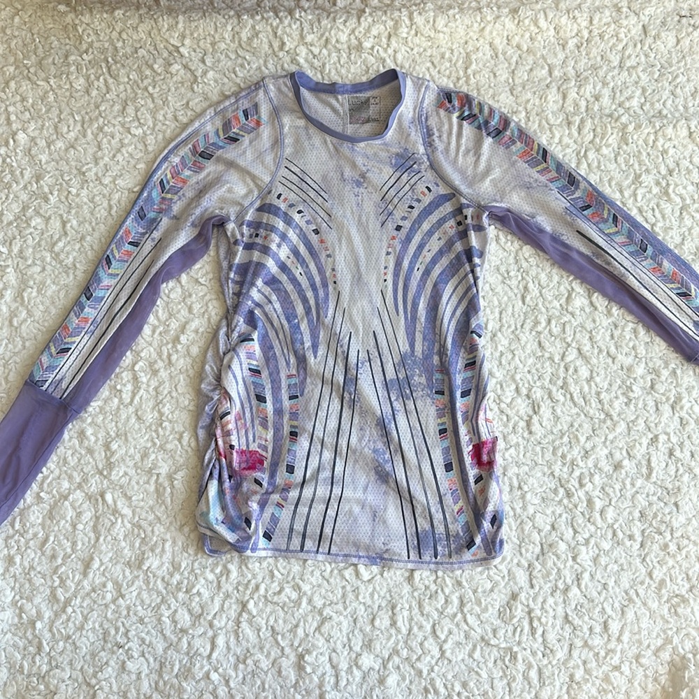 Lucky in Love long sleeve shirt size S.